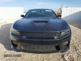 2021 Dodge Charger Scat Pack Widebody with VIN 2C3CDXGJ5MH637464, listed as a Copart auction lot 85671524 with 101,343 mi miles and Salvage Title. Bid and sale history available at carsss.com. Image 5.