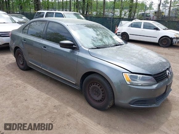 2014 Volkswagen Jetta Sedan S with VIN 3VW1K7AJ2EM371905, listed as a IAAI auction lot 42068276 with 198,419 mi miles. Bid and sale history available at carsss.com. Image 1.