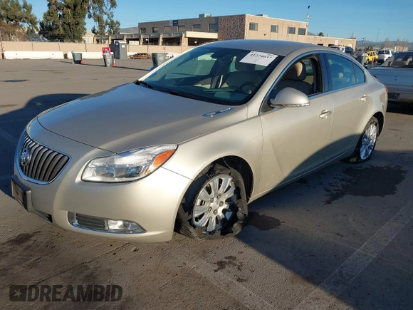 2013 Buick Regal with VIN 2G4GR5ER6D9236068, listed as a IAAI auction lot 41274037 with 73,356 mi miles. Bid and sale history available at carsss.com. Image 2.