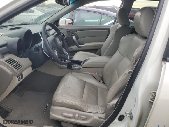 2010 Acura RDX Tech Pkg with VIN 5J8TB2H53AA000154, listed as a Copart auction lot 86106614 with 0 mi miles and Salvage Title. Bid and sale history available at carsss.com. Image 7.