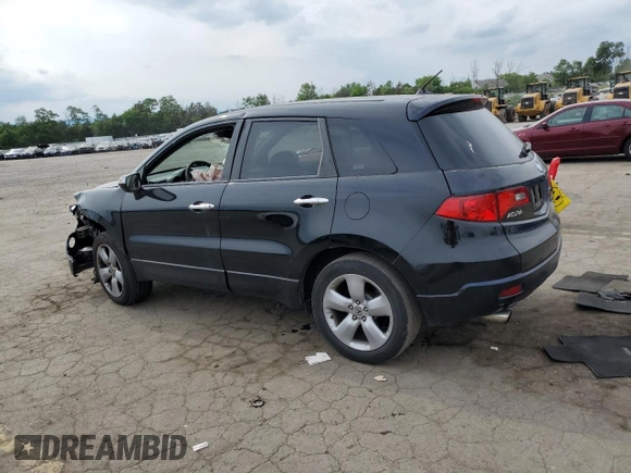 2007 Acura RDX with VIN 5J8TB18207A021570, listed as a Copart auction lot 57716394 with 240,010 mi miles and Salvage Title. Bid and sale history available at carsss.com. Image 2.