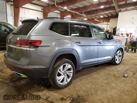 2021 Volkswagen Atlas SE with VIN 1V2HR2CA3MC552023, listed as a Copart auction lot 51486575 with 88,839 mi miles and Salvage title. Bid and sale history available at DreamBid. Image 3.