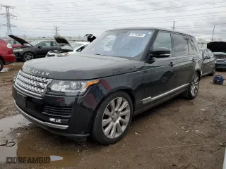 2016 Land Rover Range Rover Supercharged with VIN SALGS3EF6GA297666, listed as a Copart auction lot 51753605 with 87,177 mi miles and Clean Title. Bid and sale history available at carsss.com. Image 1.