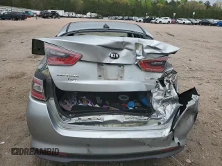 2014 Kia Optima Hybrid LX with VIN KNAGM4AD0E5073615, listed as a Copart auction lot 53137495 with 129,752 mi miles and Salvage Title. Bid and sale history available at carsss.com. Image 6.