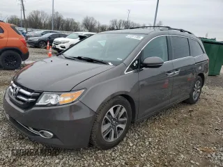 2015 Honda Odyssey Touring Elite with VIN 5FNRL5H91FB090767, listed as a Copart auction lot 51311705 with 174,818 mi miles and Salvage Title. Bid and sale history available at DreamBid. Image 1.