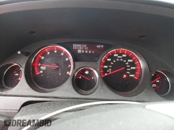 2008 GMC Acadia SLT2 with VIN 1GKEV33748J191403, listed as a Copart auction lot 47474875 with 161,103 mi miles and Salvage Title. Bid and sale history available at DreamBid. Image 9.