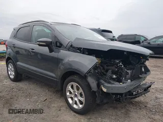 2021 Ford EcoSport SE with VIN MAJ3S2GE6MC403950, listed as a IAAI auction lot 41606208 with 50,581 mi miles and . Bid and sale history available at DreamBid. Image 1.