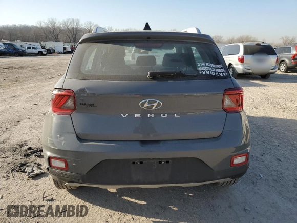2021 Hyundai Venue SEL z VIN KMHRC8A35MU116147, wystawiony jako Copart lot #48580135 z przebiegiem 47 573 mil mil oraz Szkoda całkowita • Salvage title. Historia ofert i sprzedaży dostępna na DreamBid. Obrazek 6.