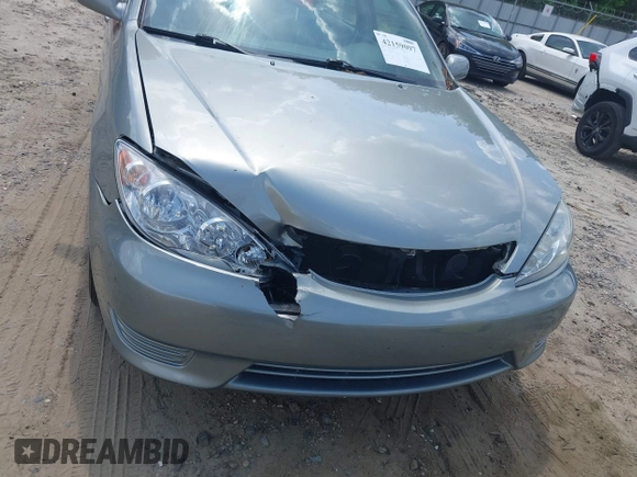 2005 Toyota Camry LE with VIN 4T1BE30K65U617024, listed as a IAAI auction lot 42159097 with 81,766 mi miles and . Bid and sale history available at DreamBid. Image 6.