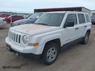 2014 Jeep Patriot Sport with VIN 1C4NJPBA4ED574876, listed as a IAAI auction lot 41885678 with 181,698 mi miles. Bid and sale history available at carsss.com. Image 2.