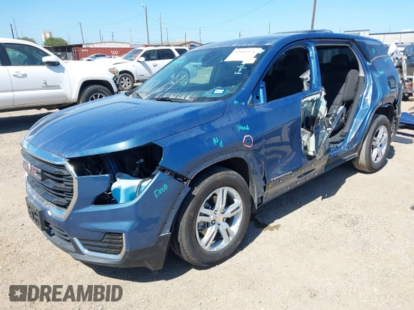 2024 GMC Terrain SLE with VIN 3GKALMEG1RL390751, listed as a IAAI auction lot 42041376 with 12,436 mi miles and . Bid and sale history available at DreamBid. Image 2.