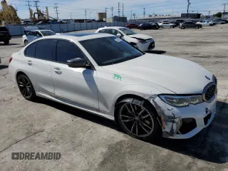 2020 BMW 3 Series M340i with VIN 3MW5U7J05L8B28503, listed as a Copart auction lot 48299654 with 67,705 mi miles and Salvage Title. Bid and sale history available at carsss.com. Image 4.