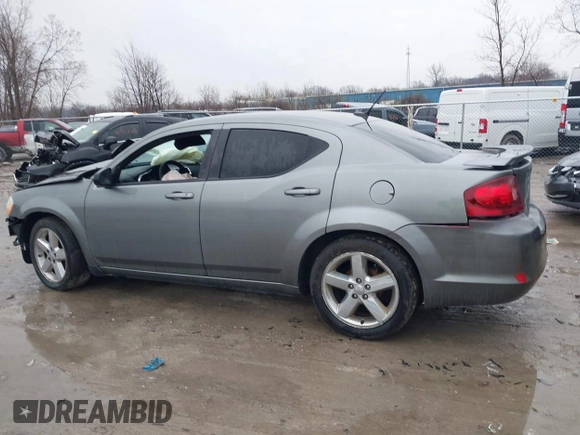 2013 Dodge Avenger SE with VIN 1C3CDZAB5DN563953, listed as a IAAI auction lot 41996115 with 112,040 mi miles. Bid and sale history available at carsss.com. Image 13.