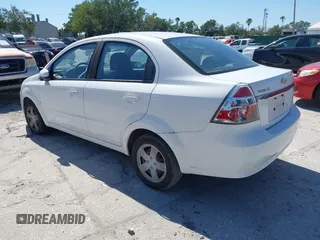 2009 Chevrolet Aveo 1LT with VIN KL1TD56E89B610707, listed as a IAAI auction lot 42058828 with 42,776 mi miles and . Bid and sale history available at DreamBid. Image 3.