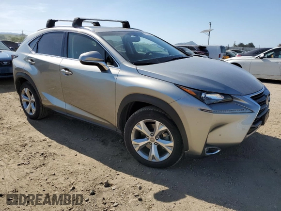 2017 Lexus NX 300h with VIN JTJBJRBZ2H2053608, listed as a Copart auction lot 53855765 with 78,060 mi miles and Salvage Title. Bid and sale history available at DreamBid. Image 4.