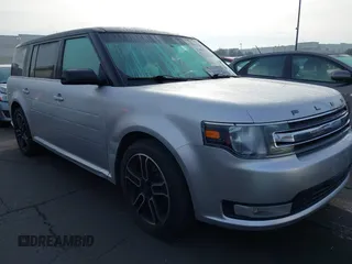 2014 Ford Flex SEL z VIN 2FMGK5C88EBD39128, wystawiony jako IAAI lot #41446093 z przebiegiem 127 568 mil mil oraz . Historia ofert i sprzedaży dostępna na DreamBid. Obrazek 1.