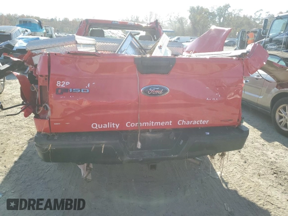 2016 Ford F-150 XL with VIN 1FTMF1CF9GKE77482, listed as a Copart auction lot 77541984 with 0 mi miles and Salvage Title. Bid and sale history available at carsss.com. Image 6.