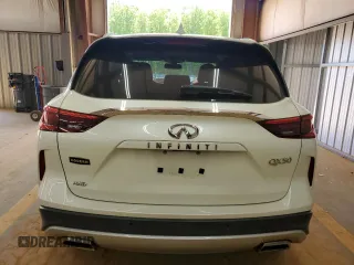 2020 Infiniti QX50 Luxe with VIN 3PCAJ5M38LF101201, listed as a Copart auction lot 53521305 with 74,448 mi miles and Salvage title. Bid and sale history available at DreamBid. Image 6.