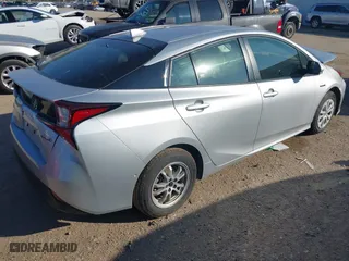 2022 Toyota Prius L Eco with VIN JTDKAMFU5N3189130, listed as a IAAI auction lot 41155935 with 44,253 mi miles. Bid and sale history available at carsss.com. Image 4.