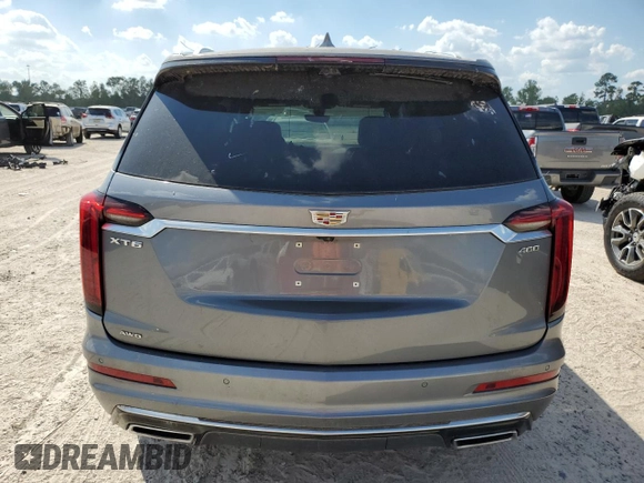 2021 Cadillac XT6 Premium Luxury with VIN 1GYKPDRS0MZ222324, listed as a Copart auction lot 72393254 with 11,847 mi miles and Salvage Title. Bid and sale history available at carsss.com. Image 6.