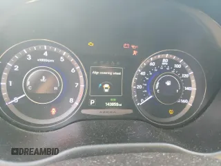 2015 Hyundai Azera with VIN KMHFG4JG8FA467268, listed as a Copart auction lot 47609165 with 143,859 mi miles and Salvage Title. Bid and sale history available at DreamBid. Image 9.
