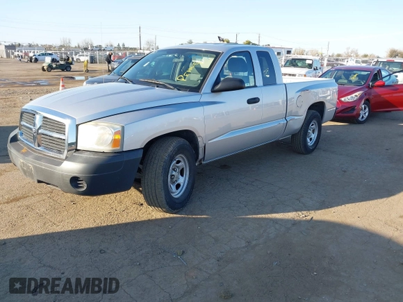 2006 Dodge Dakota ST with VIN 1D7HE22KX6S533152, listed as a IAAI auction lot 41778438 with 128,249 mi miles and . Bid and sale history available at DreamBid. Image 2.
