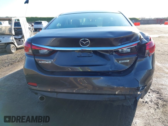 2016 Mazda Mazda6 i Sport with VIN JM1GJ1U50G1436343, listed as a IAAI auction lot 41760556 with 35,547 mi miles. Bid and sale history available at carsss.com. Image 16.