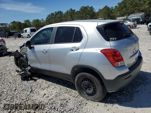 2016 Chevrolet Trax LS with VIN KL7CJKSB6GB618181, listed as a Copart auction lot 49317115 with 187,954 mi miles and Salvage Title. Bid and sale history available at carsss.com. Image 2.