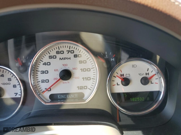 2005 Ford F-150 XLT with VIN 1FTPW12515KC25535, listed as a Copart auction lot 50210615 with 102,532 mi miles and Non Repairable. Bid and sale history available at carsss.com. Image 9.