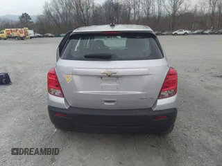 2016 Chevrolet Trax LS with VIN 3GNCJKSB1GL254664, listed as a IAAI auction lot 41196076 with 153,205 mi miles. Bid and sale history available at carsss.com. Image 16.