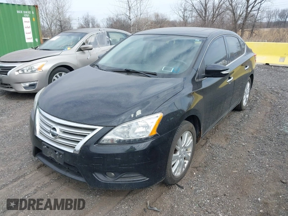 2014 Nissan Sentra S with VIN 3N1AB7AP4EL624643, listed as a IAAI auction lot 41702728 with 165,513 mi miles and . Bid and sale history available at DreamBid. Image 2.