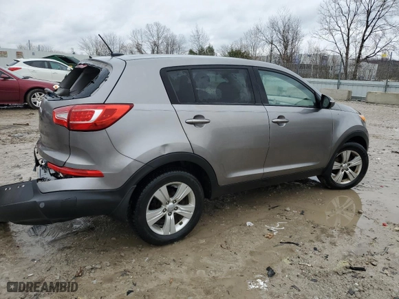2013 Kia Sportage LX with VIN KNDPB3A27D7531882, listed as a Copart auction lot 85319114 with 134,219 mi miles and Non Repairable. Bid and sale history available at carsss.com. Image 3.