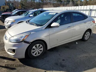 2015 Hyundai Accent GLS with VIN KMHCT4AEXFU929616, listed as a Copart auction lot 47487095 with 107,293 mi miles and Clean Title. Bid and sale history available at carsss.com. Image 1.