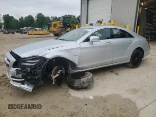 2012 Mercedes-Benz CLS 550 with VIN WDDLJ9BB5CA049759, listed as a Copart auction lot 59470245 with 136,641 mi miles and Salvage title. Bid and sale history available at DreamBid. Image 1.