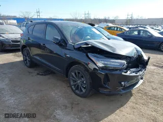 2025 Acura RDX w/A-Spec Package with VIN 5J8TC2H61SL009902, listed as a IAAI auction lot 41378429 with 1,002 mi miles. Bid and sale history available at carsss.com. Image 1.