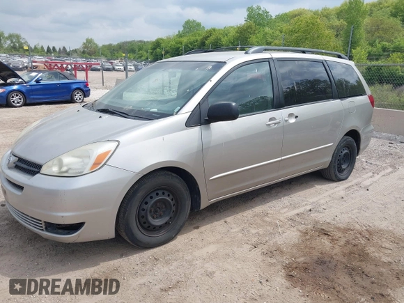 2005 Toyota Sienna CE z VIN 5TDZA23C05S291299, wystawiony jako IAAI lot #42283495 z przebiegiem 229 275 mil mil oraz . Historia ofert i sprzedaży dostępna na DreamBid. Obrazek 2.