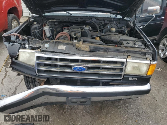 1991 Ford F-150 with VIN 1FTDF15Y2MNA23857, listed as a Copart auction lot 86339744 with 97,118 mi miles and Salvage Title. Bid and sale history available at carsss.com. Image 11.