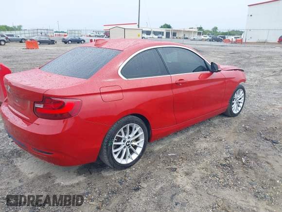 2016 BMW 2 Series 228i with VIN WBA1F9C54GV742703, listed as a IAAI auction lot 42209964 with 114,330 mi miles and . Bid and sale history available at DreamBid. Image 4.