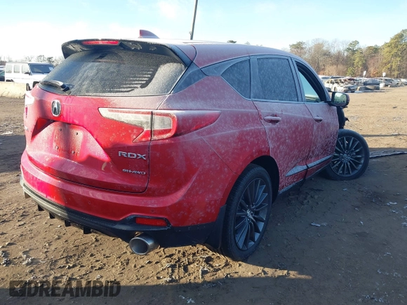 2023 Acura RDX Advance с VIN 5J8TC2H86PL018961, выставлен на аукционе IAAI как лот 41164608 с пробегом 8 916 миль миль и . История ставок и продаж доступна на DreamBid. Изображение 4.