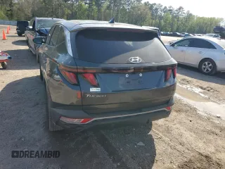 2022 Hyundai Tucson SE with VIN 5NMJA3AE8NH007203, listed as a Copart auction lot 49387615 with 43,836 mi miles and Salvage Title. Bid and sale history available at carsss.com. Image 6.