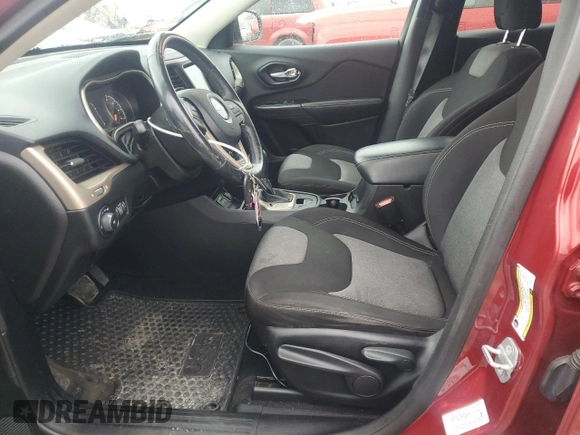 2014 Jeep Cherokee Latitude with VIN 1C4PJLCBXEW172132, listed as a Copart auction lot 47528285 with 154,268 mi miles and Salvage Title. Bid and sale history available at carsss.com. Image 7.