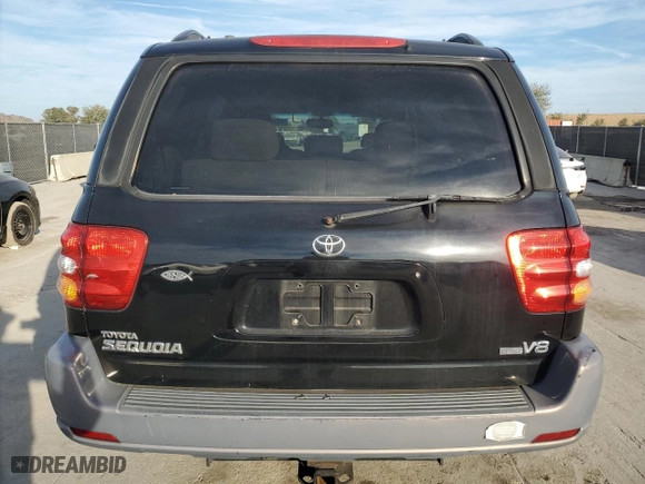 2001 Toyota Sequoia SR5 with VIN 5TDZT34A91S012133, listed as a Copart auction lot 43316145 with 234,638 mi miles and Clean Title. Bid and sale history available at carsss.com. Image 6.
