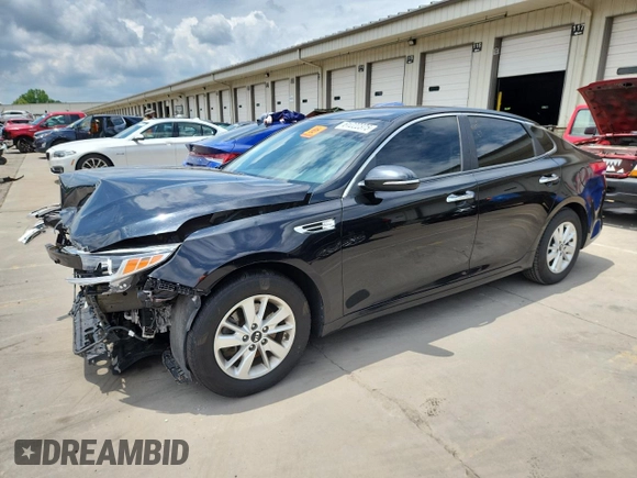 2017 Kia Optima LX with VIN KNAGT4L36H5153836, listed as a Copart auction lot 61222375 with 80,828 mi miles and Salvage title. Bid and sale history available at DreamBid. Image 1.