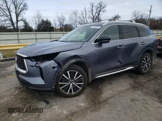 2023 Infiniti QX60 SENSORY with VIN 5N1DL1GS8PC354696, listed as a Copart auction lot 84423854 with 26,042 mi miles and Salvage Title. Bid and sale history available at carsss.com. Image 1.
