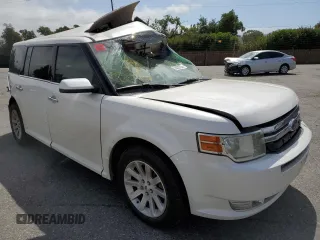 2009 Ford Flex SEL z VIN 2FMDK52C29BA15526, wystawiony jako Copart lot #53630793 z przebiegiem Nie podano mil oraz Szkoda całkowita • Salvage title. Historia ofert i sprzedaży dostępna na DreamBid. Obrazek 4.