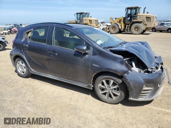 2018 Toyota Prius One with VIN JTDKDTB38J1604977, listed as a Copart auction lot 54599095 with 86,443 mi miles and Salvage Title. Bid and sale history available at DreamBid. Image 4.