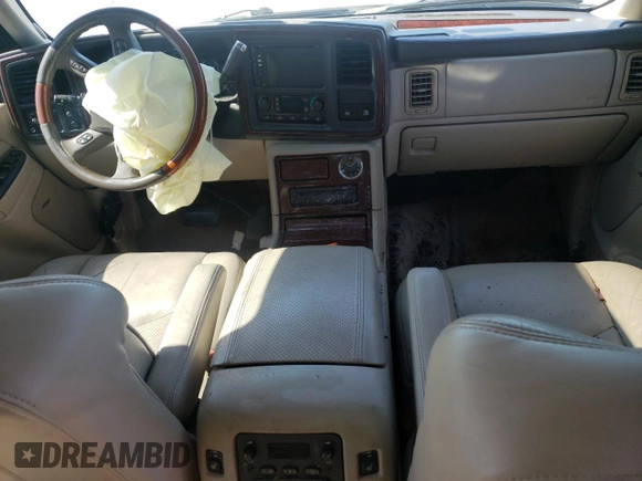 2005 Cadillac Escalade with VIN 1GYEK63N25R163062, listed as a Copart auction lot 61585005 with Not provided miles and Salvage title. Bid and sale history available at DreamBid. Image 8.