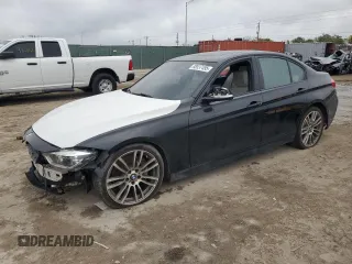 2017 BMW 3 Series 340i with VIN WBA8B3G5XHNU35569, listed as a Copart auction lot 88537495 with 93,837 mi miles and Salvage Title. Bid and sale history available at carsss.com. Image 1.