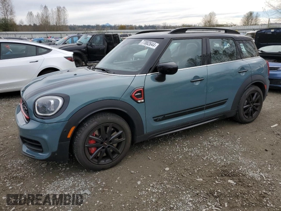 2024 MINI Countryman John Cooper Works with VIN WMZ33BS06R3R87177, listed as a Copart auction lot 77882644 with 8,447 mi miles and Salvage title. Bid and sale history available at DreamBid. Image 1.