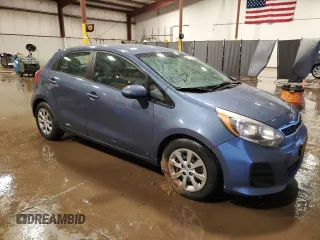 2016 Kia Rio LX with VIN KNADM5A30G6639575, listed as a Copart auction lot 47887945 with 162,110 mi miles and Salvage Title. Bid and sale history available at carsss.com. Image 4.